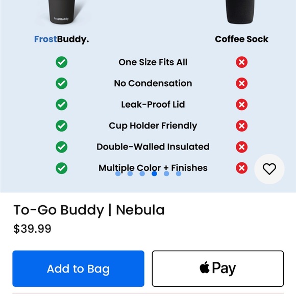 Frost Buddy To-Go Buddy in Blush - Picture 3 of 3